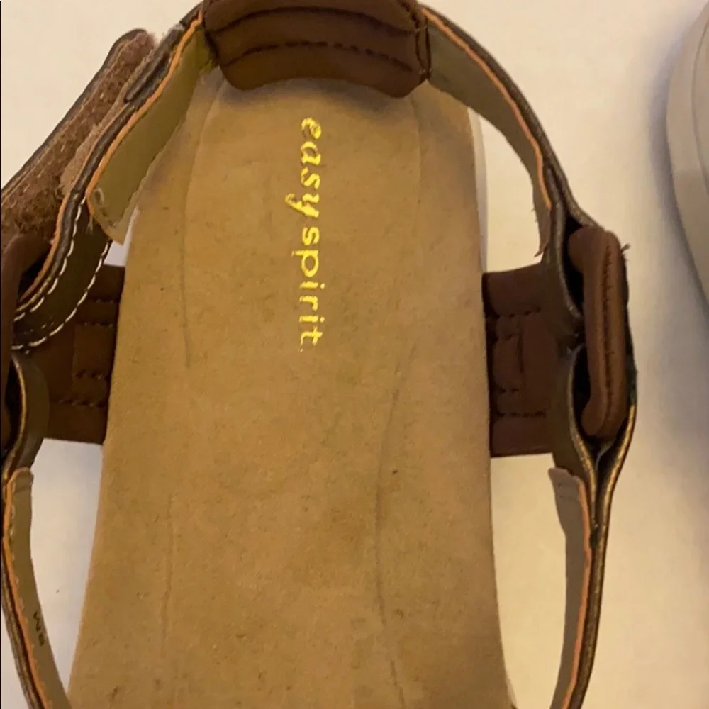Easy Spirit Bronze Sandals